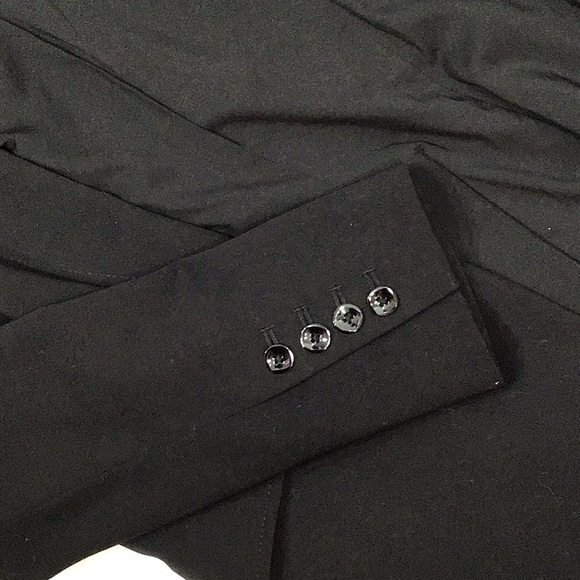 WHBM black one button blazer 10 - Picture 11 of 12